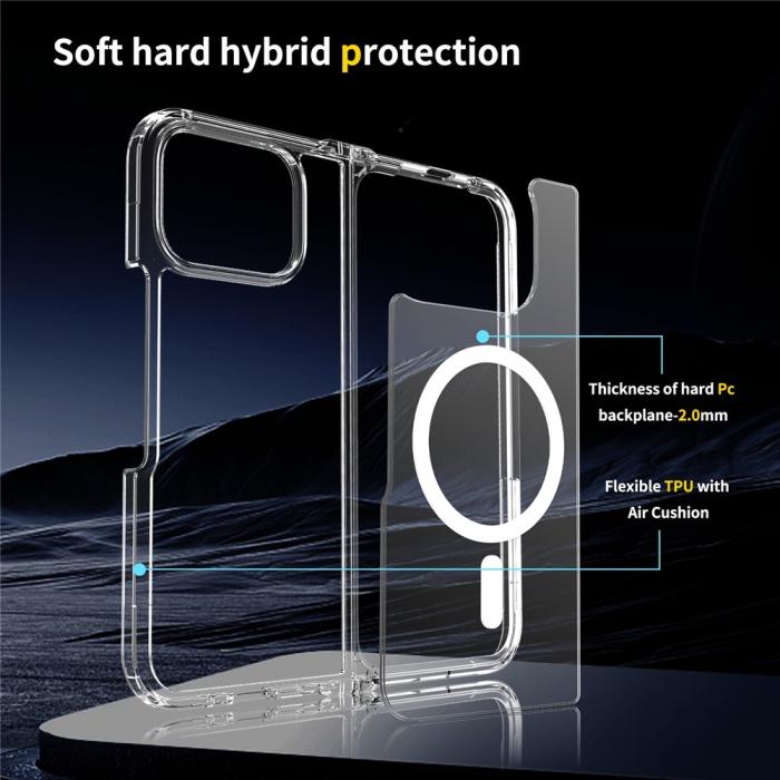 Bild 4, Google Pixel 10 Pro Fold Skal Magsafe Hybrid Transparent