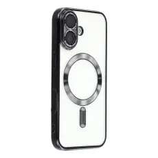 iPhone 17 Skal MagSafe Electroplated TPU Svart