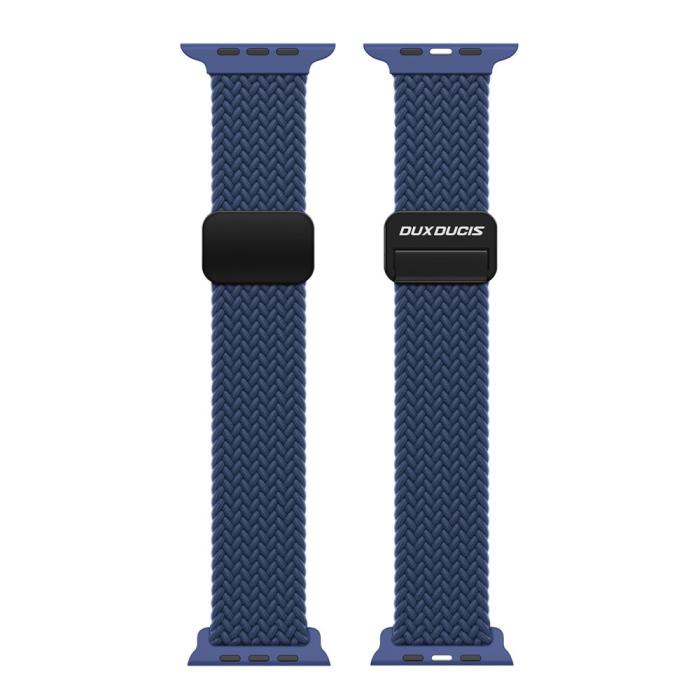 Bild 3, DUX DUCIS Apple Watch 38/40/41 Armband Flätat Blå
