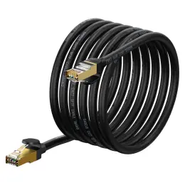 Baseus 5m Cat7 RJ45 Nätverkskabel Svart