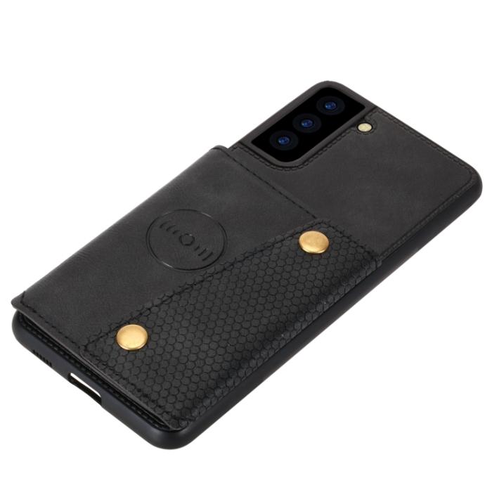 Bild 3, Samsung Galaxy S22 Skal Med Kortfack Och Magnet Svart