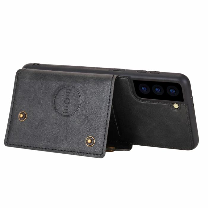 Bild 6, Samsung Galaxy S22 Skal Med Kortfack Och Magnet Svart