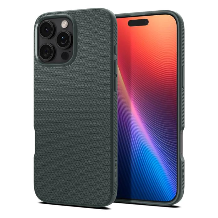 Bild 1, Spigen iPhone 16 Pro Max Skal Liquid Air Abyss Green