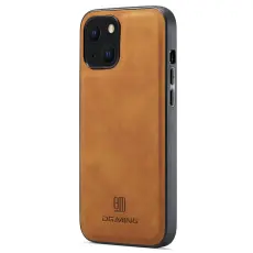 DG.MING iPhone 15 Plus Skal L&auml;derbelagt Brun
