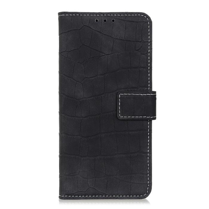 Bild 2, Xiaomi Redmi 10C Fodral Krokodil Textur Svart