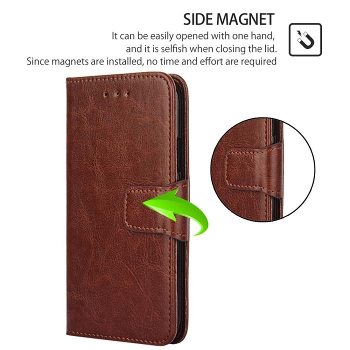 Bild 4, Samsung Galaxy S23 Plus Fodral Läder Brun