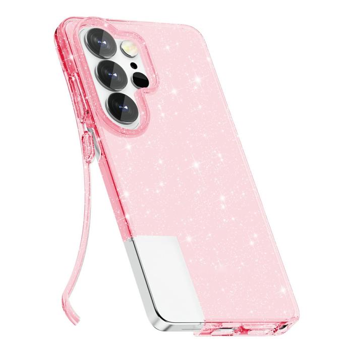 Bild 4, Samsung Galaxy S26 Ultra Skal Glitter TPU Rosa