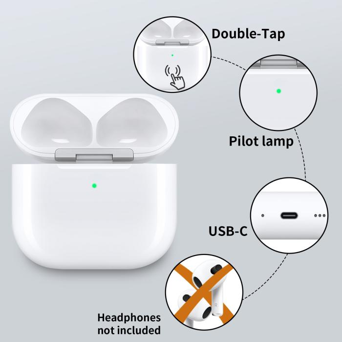 Bild 6, AirPods 4 Trådlöst Laddningsfodral USB-C