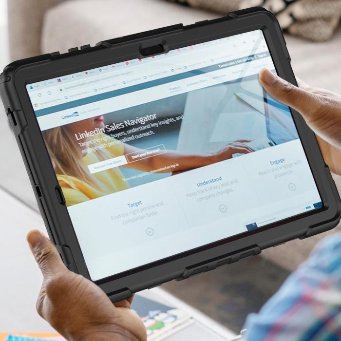 Bild 3, Tech-Protect Galaxy Tab S9 Plus Skal Solid360 Svart