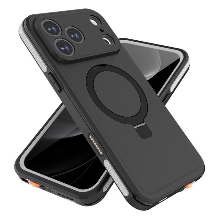Bild 2, REDPEPPER iPhone 17 Pro Max Skal MagSafe Kickstand Vattentät IP68