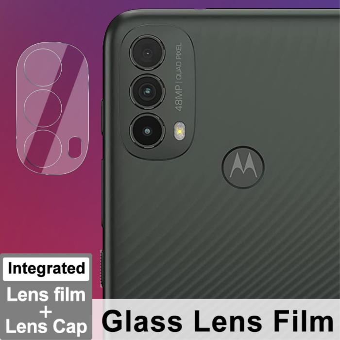 Bild 3, IMAK Motorola Moto E40 Linsskydd Härdat Glas Med Akryl Lock