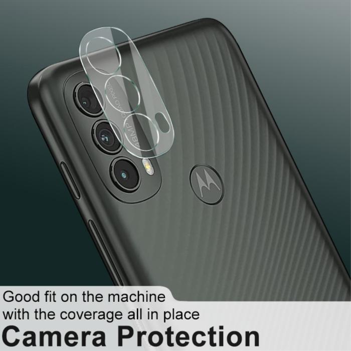 Bild 4, IMAK Motorola Moto E40 Linsskydd Härdat Glas Med Akryl Lock