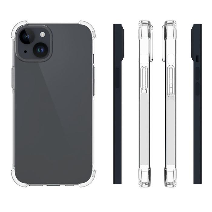Bild 5, iPhone 15 Plus Skal Shockproof TPU Transparent