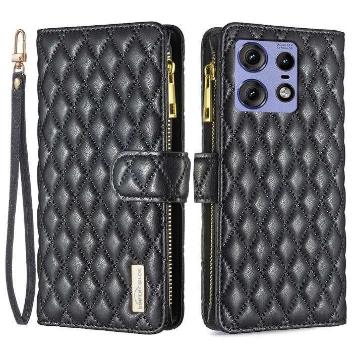 Bild 1, Motorola Edge 50 Pro 5G Fodral Multifuntinell Diamond Svart