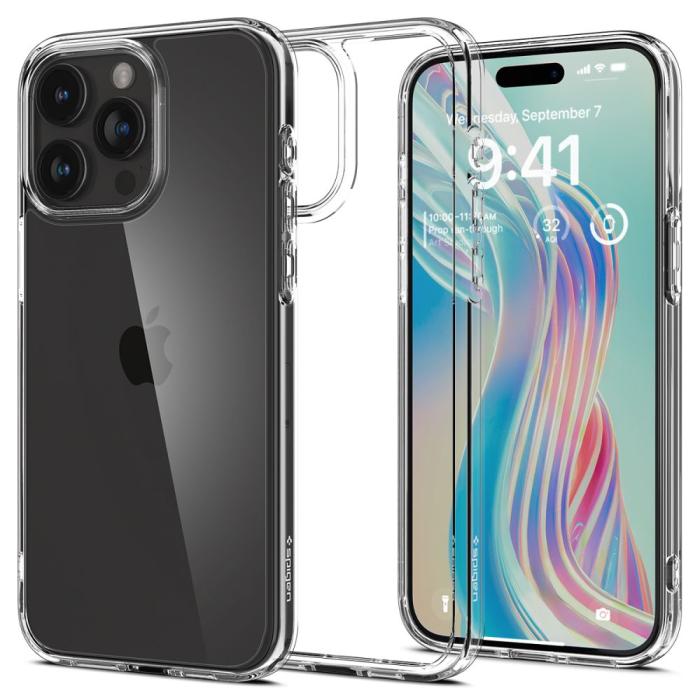 Bild 1, Spigen iPhone 15 Pro Skal Ultra Hybrid Crystal Clear