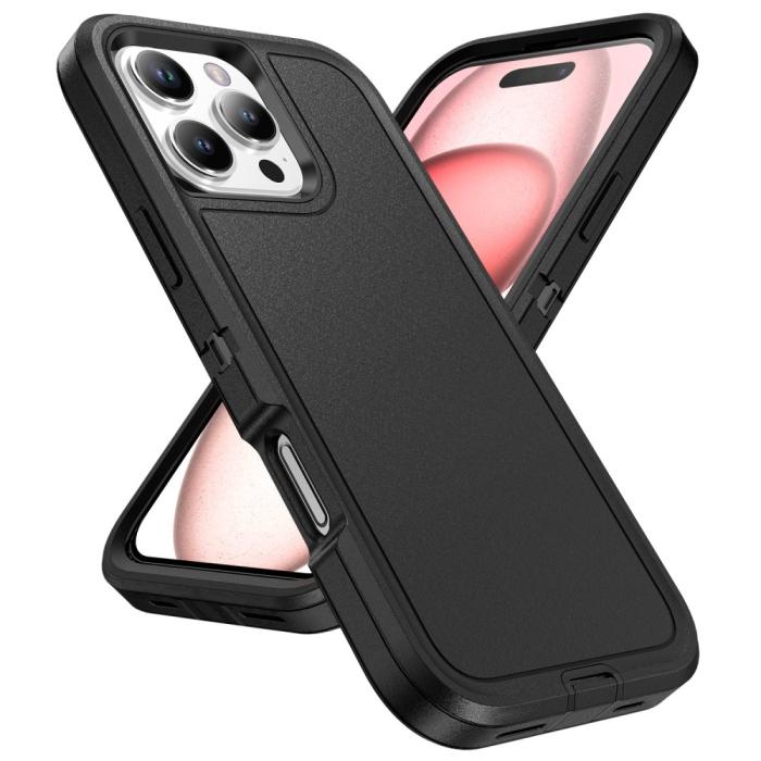 Bild 2, iPhone 16 Pro Skal Xtreme Shockproof Hybrid Svart