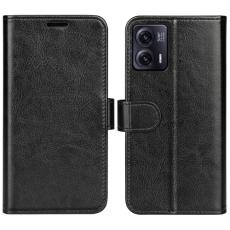 Motorola Moto G73 5G Fodral Crazy Horse Läder Svart