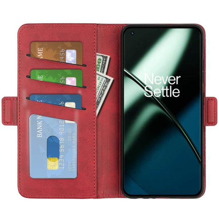 Bild 4, OnePlus 11 5G Fodral Magnetisk Stängning Röd