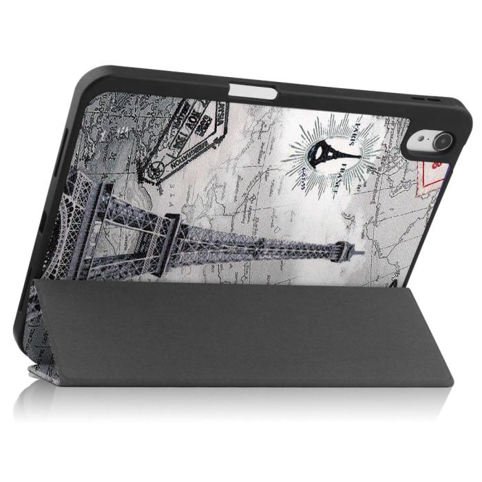 Bild 5, iPad 11 2025 / 10.9 2022 Fodral Tri-Fold Pennhållare Eiffeltornet