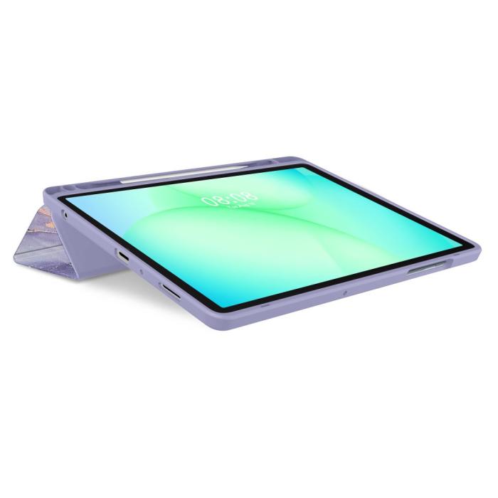 Bild 4, Tech-Protect Galaxy Tab A11/A9 Fodral SC Hybrid Violet Marble