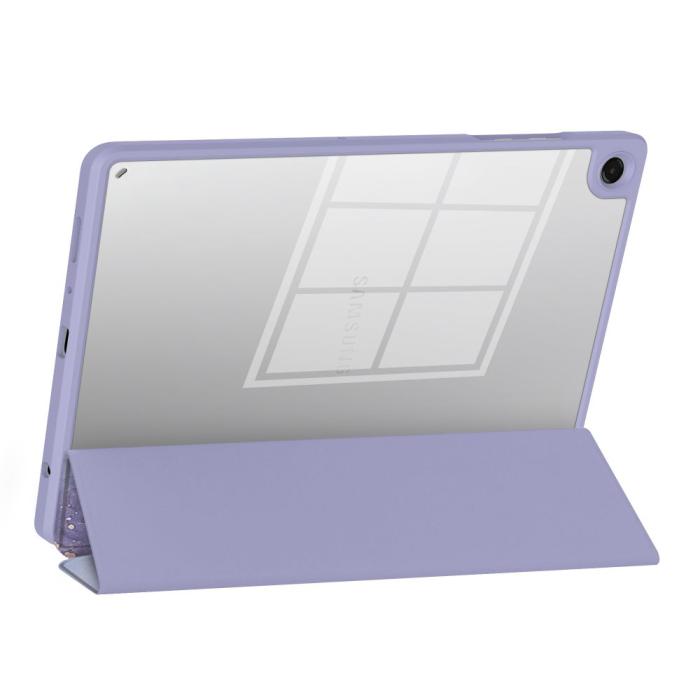 Bild 5, Tech-Protect Galaxy Tab A11/A9 Fodral SC Hybrid Violet Marble