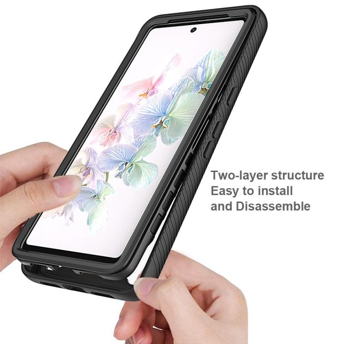 Bild 5, Google Pixel 7 Skal 360 Shockproof Hybrid Svart