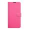 Motorola Moto G100 - Litchi Läder Fodral - Rosa