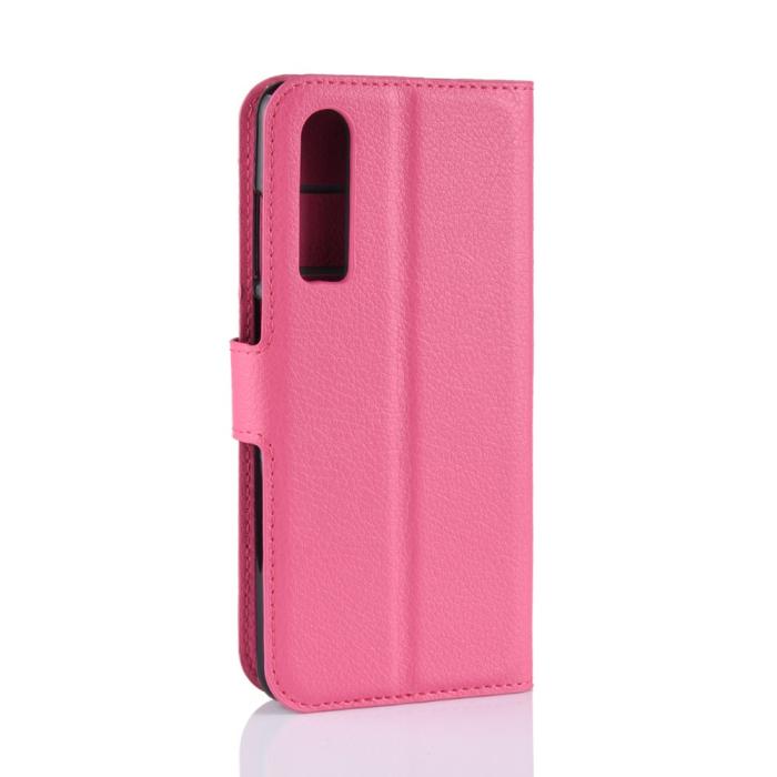 Bild 3, Huawei P30 - Litchi Plånboksfodral - Rosa