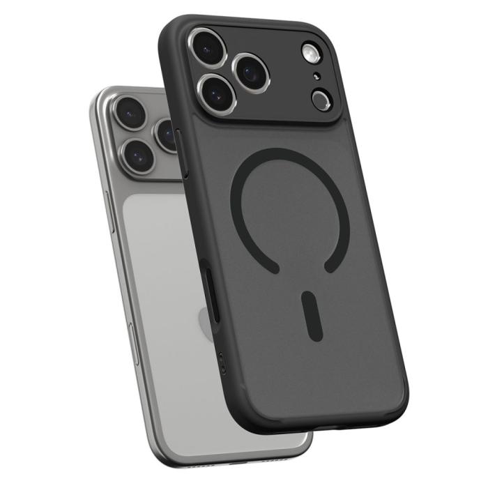 Bild 5, Spigen iPhone 17 Pro Skal MagSafe Ultra Hybrid Frostad Svart