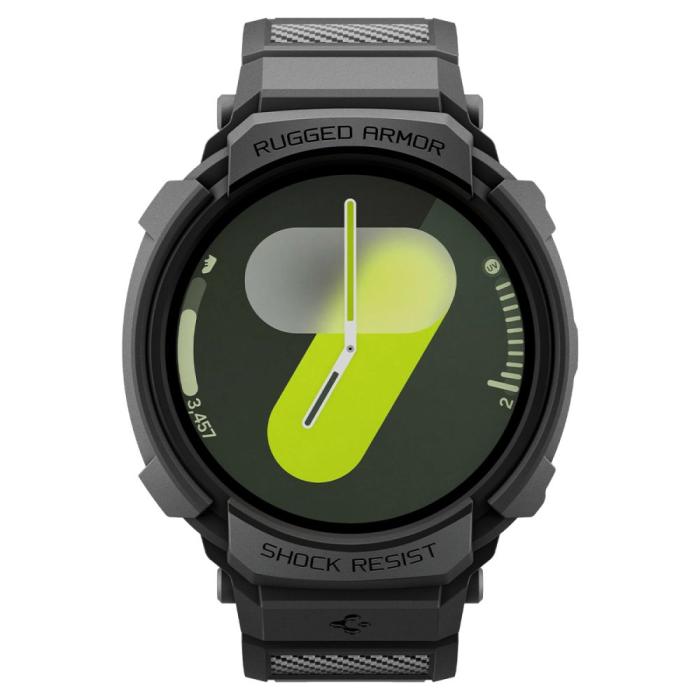 Bild 2, Spigen Galaxy Watch 8 40 mm Skal/Armband Rugged Armor 'Pro' Matt Svart