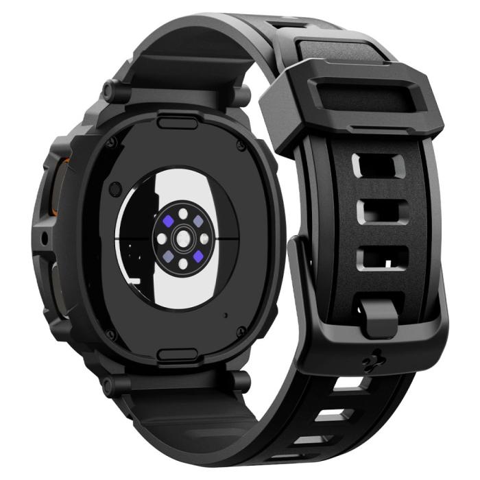Bild 3, Spigen Galaxy Watch 8 40 mm Skal/Armband Rugged Armor 'Pro' Matt Svart