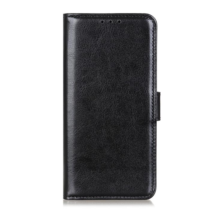 Bild 2, Xiaomi Redmi Note 11 4G Fodral Crazy Horse Läder Svart