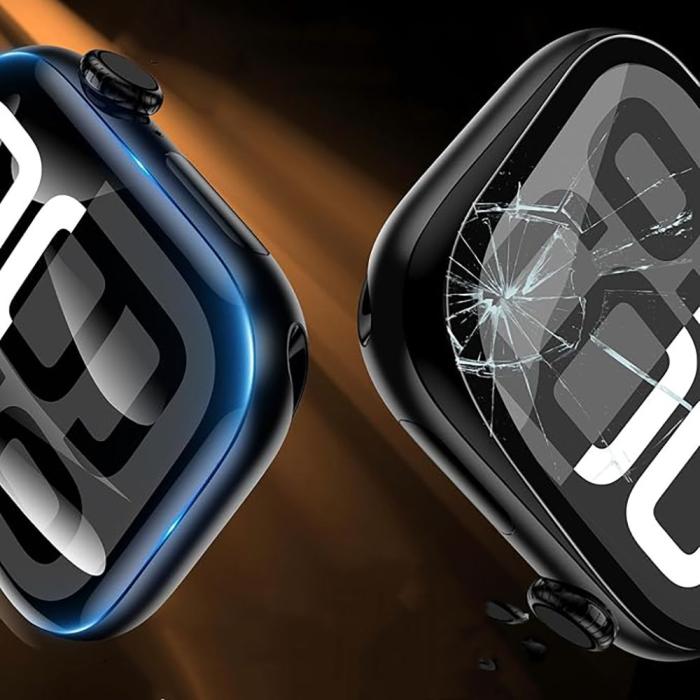 Bild 3, Tech-Protect Apple Watch 11/10 42 mm 3-PACK Skärmskydd EasySet Flex+