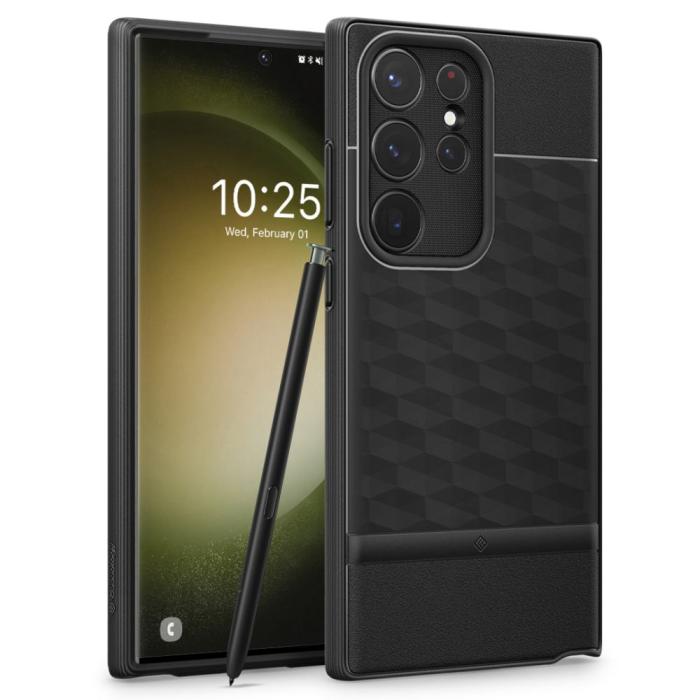 Bild 1, Spigen Caseology Galaxy S23 Ultra Skal Parallax Matt Svart