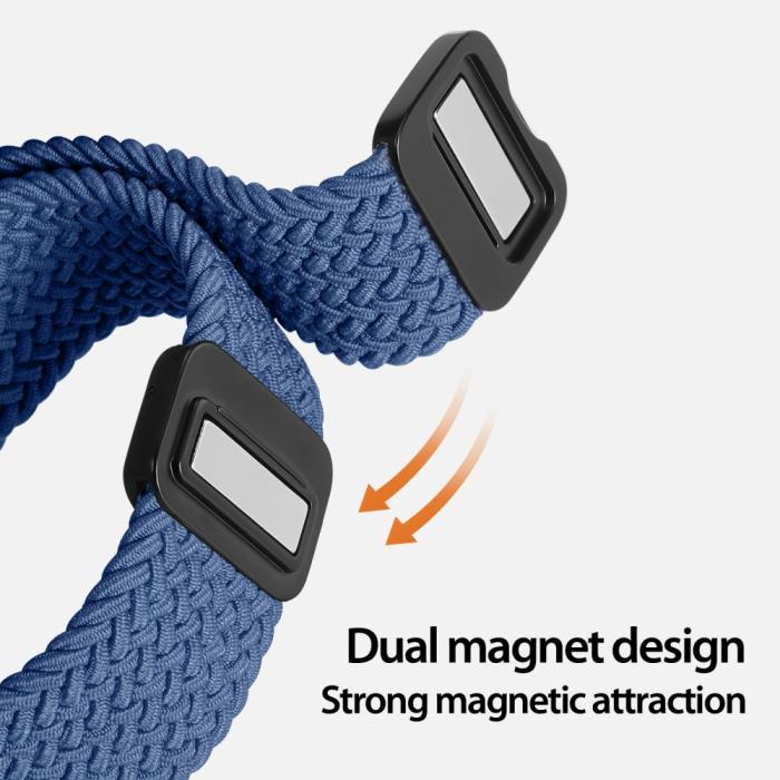 Bild 5, DUX DUCIS Apple Watch 38/40/41 Armband Flätat Blå