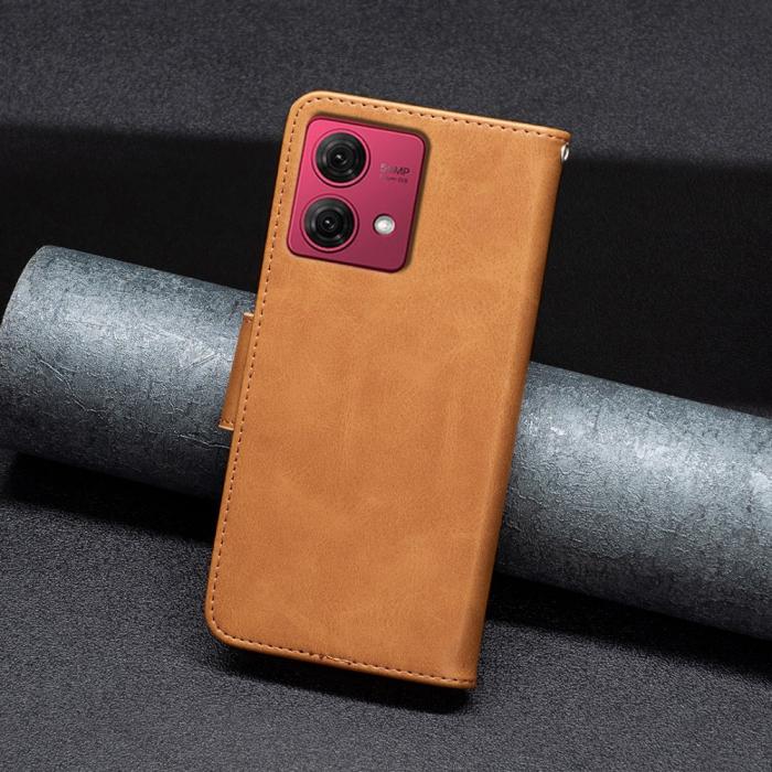 Bild 6, Motorola Moto G84 5G Fodral Shark Solid Brun