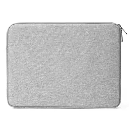 Nylon Laptop Sleeve Väska 15.6" Ljus Grå