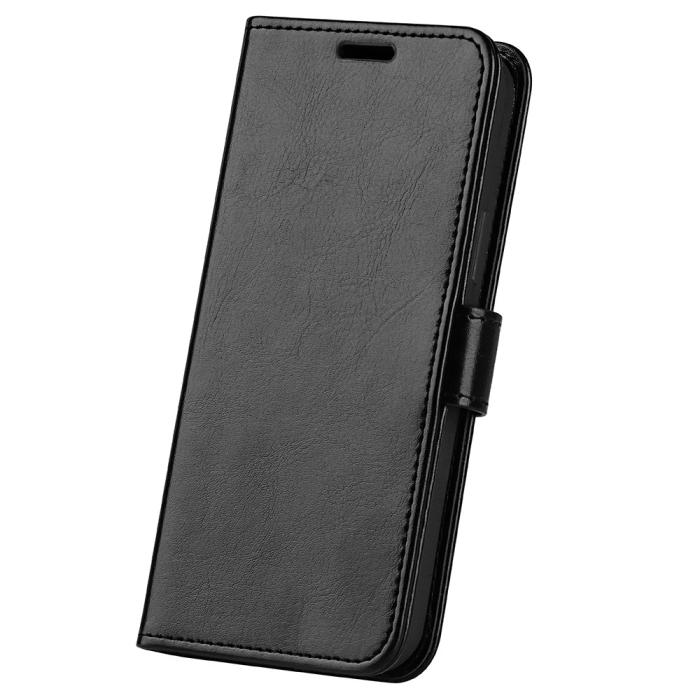 Bild 6, Samsung Galaxy A26 5G Fodral Crazy Horse Läder Svart
