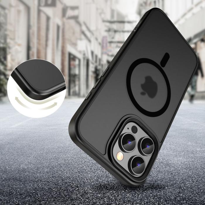 Bild 2, Tech-Protect iPhone 16 Pro Skal MagSafe MagMat Matt Svart