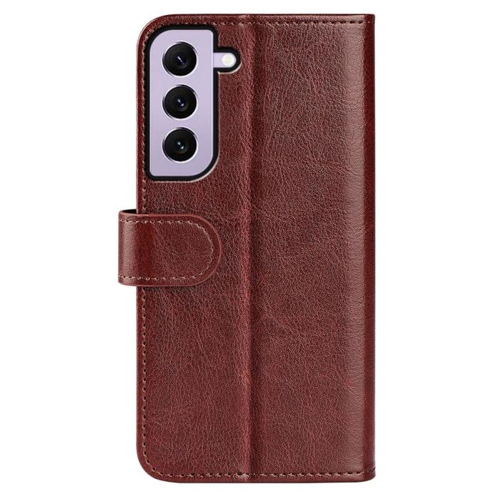 Bild 6, Samsung Galaxy S23 Fodral Crazy Horse Läder Brun