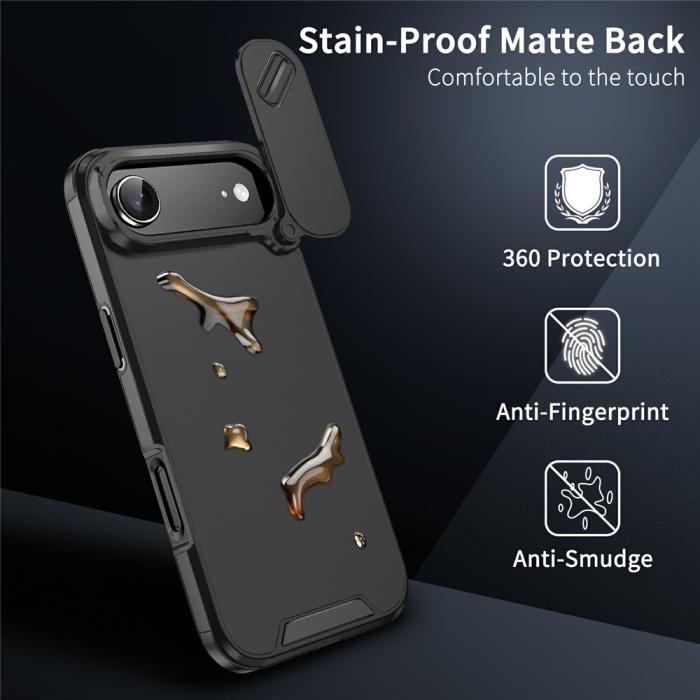 Bild 4, iPhone Air Skal Hybrid Armor CamCover Svart