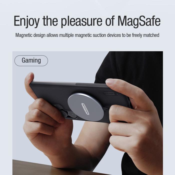 Bild 4, NILLKIN Galaxy S24 Ultra Skal MagSafe Frosted Shield Pro Svart