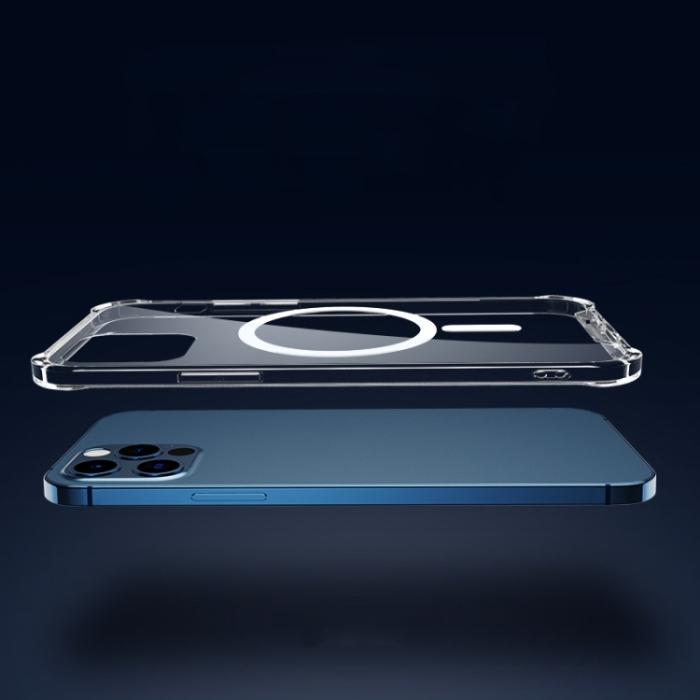 Bild 3, iPhone 14 Skal MagSafe Shockproof AirBag Transparent