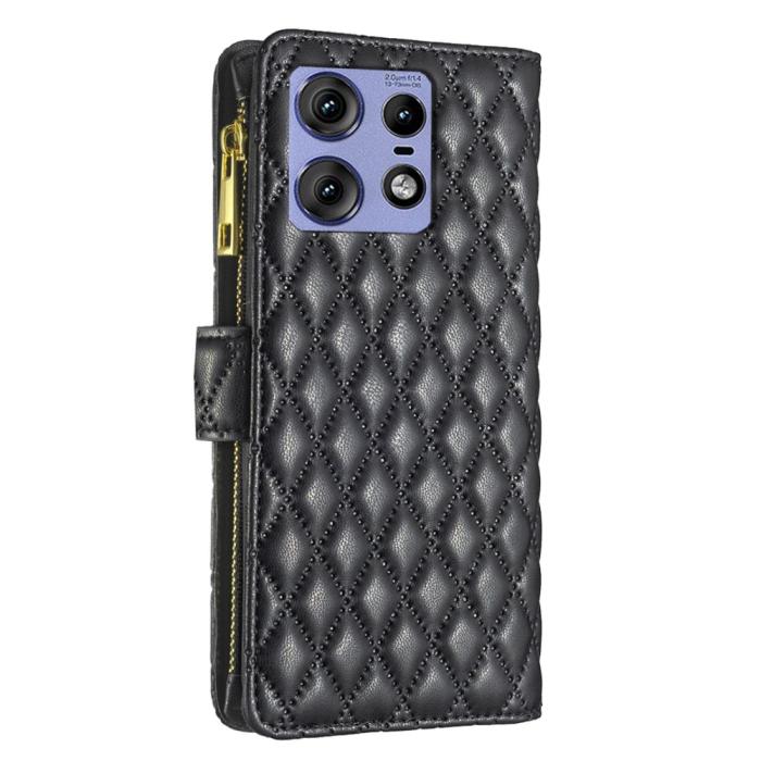 Bild 6, Motorola Edge 50 Pro 5G Fodral Multifuntinell Diamond Svart