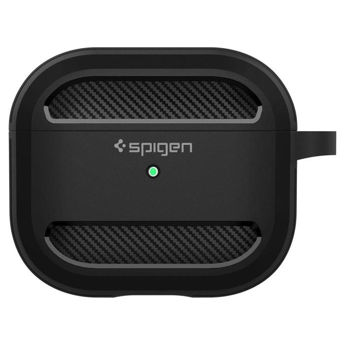 Bild 2, Spigen Apple AirPods 3 (2021) Skal Rugged Armor Matt Svart
