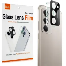 IMAK Xiaomi Redmi 15 Linsskydd H&auml;rdat Glas Svart