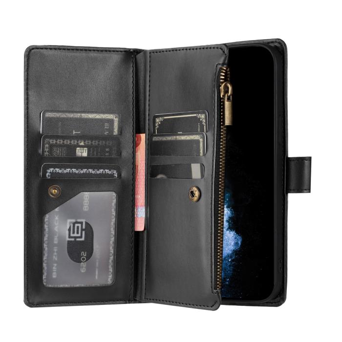 Bild 4, Samsung Galaxy S26 Ultra Fodral Multifunktionellt Läder Svart