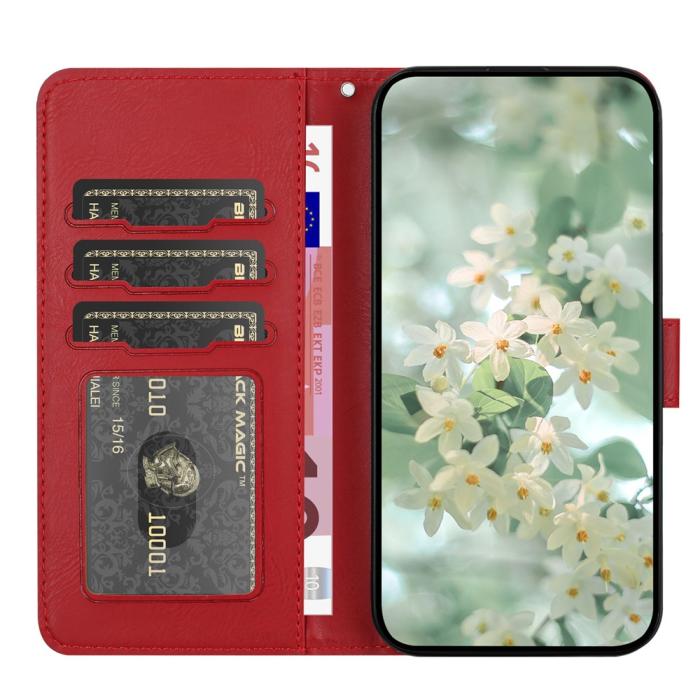 Bild 2, Samsung Galaxy S26 Ultra Fodral Med Blommigt Tryck Röd