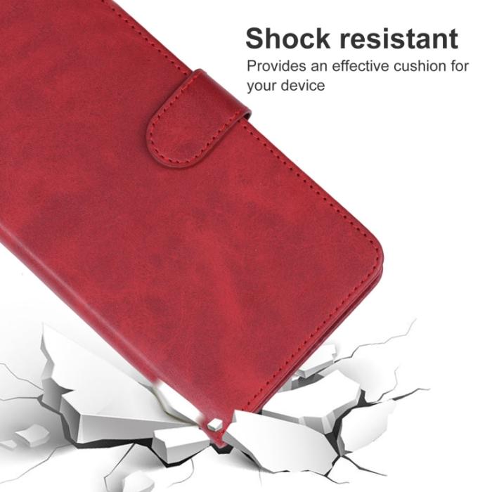 Bild 5, Xiaomi 13 5G Fodral Solid Läder Röd