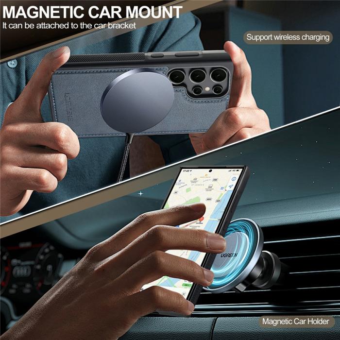 Bild 5, LC.IMEEKE Galaxy S26 Ultra Skal MagSafe Avtagbart Kortfack